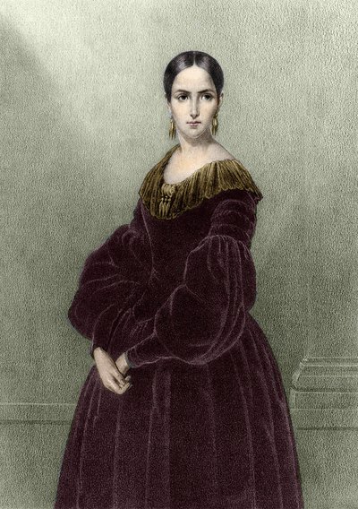 Elisabeth Rachel Félix, bilinen adıyla Matmazel Rachel (1821-1858), Fransız trajedi yazarı. by Unknown artist