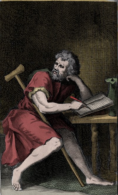 Epictete - Epiktetos Yunan Stoacı filozof by Unknown artist