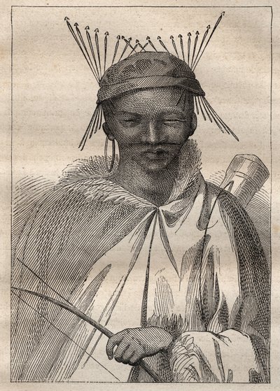 Güney Afrika topraklarının içlerine sefer (1775) Anders Sparrman (1748-1820): bir boschiman (Bochiman veya San, Güney Afrika