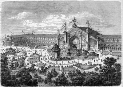 Exposition Universelle de Lyon: Parktan görülen galeriler. “” L