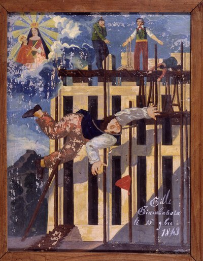 İskeleden düşen marangoz - Notre Dame de Laghet