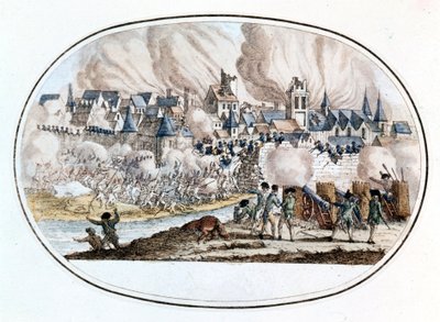 Federalist ayaklanma. Toulon'un 1794'te İngilizlerden devralınması, genç Bonaparte'ın kendisini ayırt etmesi. by Unknown artist