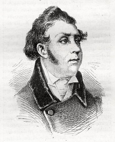 Francois Charles (Francois-Charles) Dulong - Fransız avukat ve politikacı - 1792-1834 - gravür by Unknown artist