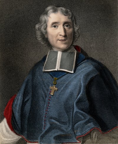Francois de Pons de Salignac de La Mothe-Fenelon (Mothe Fenelon) 1651-1715 - gravür - 19. yüzyıl by Unknown artist