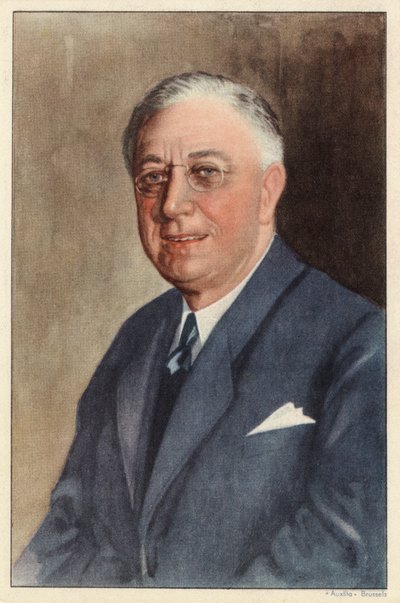 Franklin D Roosevelt (illüstrasyon) by Unknown artist