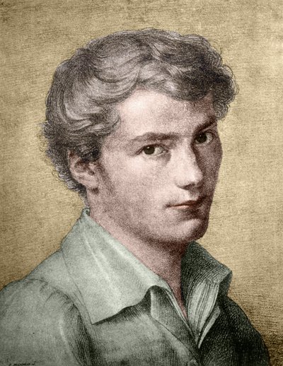 Franz Schubert (1797 - 1828) genç. by Unknown artist