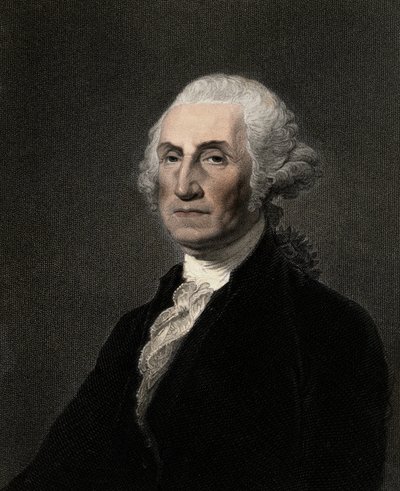 George Washington 1732-1799 - gravür - 19. yüzyıl by Unknown artist