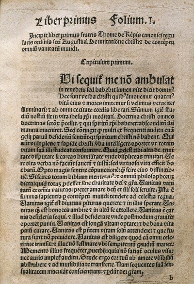 Alman din adamları ve mistik şair. Thomas Hemerken THOMAS A KEMPIS (1380-1471), Leyden