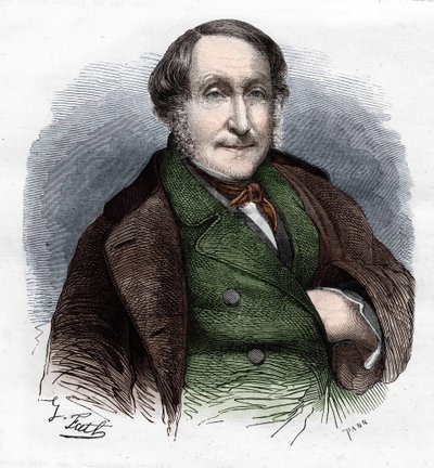 Gioacchino Rossini (1792-1868), İtalyan besteci by Unknown artist