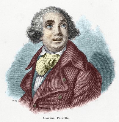 Giovanni Paisiello (ya da Nazioniello) (1740-1816), İtalyan besteci. by Unknown artist