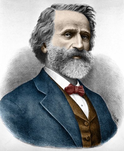 Giuseppe Verdi (1813-1901), İtalyan besteci. by Unknown artist