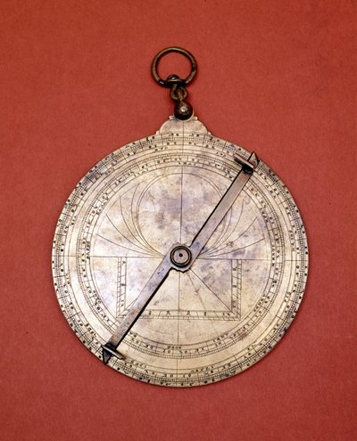 14. yüzyılın gotik usturlabı. Milano, Musei del Castello. by Unknown artist