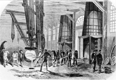 1885 yılında Grenelle dökümhanesi. by Unknown artist