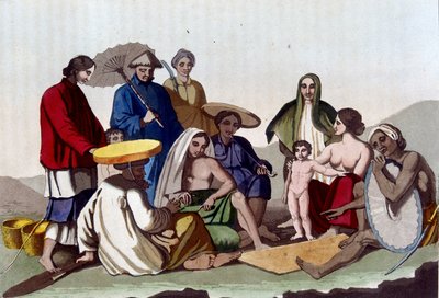 Çinli grup. Paris Dekoratif Sanatlar Kütüphanesi Antik ve Modern Kostüm by Unknown artist