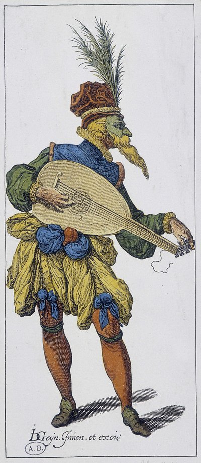 Gitarist by Unknown artist