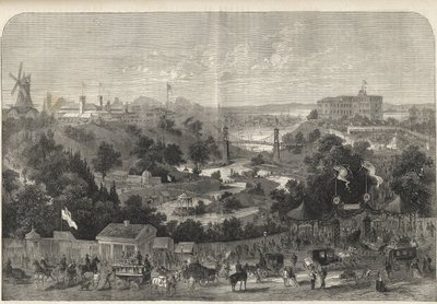 Hamburg - Almanya - Bahçıvanlık Sergisi 1869 - Hamburg - Uluslararası Bahçe Bitkileri Sergisi parkı by Unknown artist