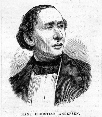 Hans Christian Andersen. Danimarkalı yazar 1805-1875 by Unknown artist