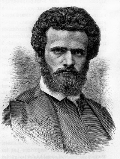 Henri Regnault (1843-1871), Fransız ressam. H. Martin tarafından “Histoire de France”da 19. yüzyılın sonunun gravürü. by Unknown artist