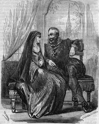 Montmartre Marie de Beauvilliers Abbess ile Fransa