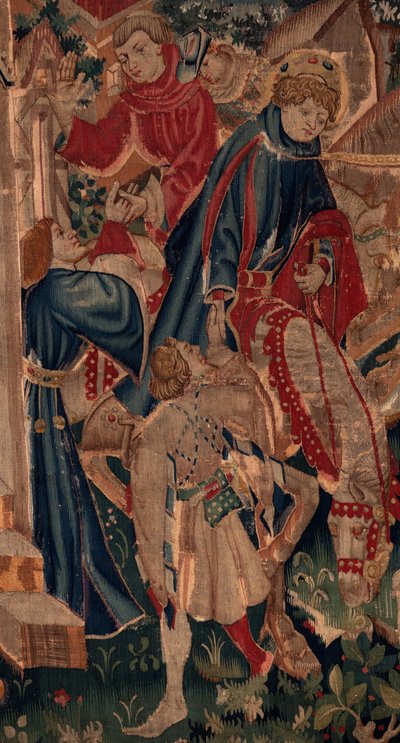 Aziz Piat ve Aziz Eleuthère Tarihi, Sahne 8, Detay merkezi by Unknown artist