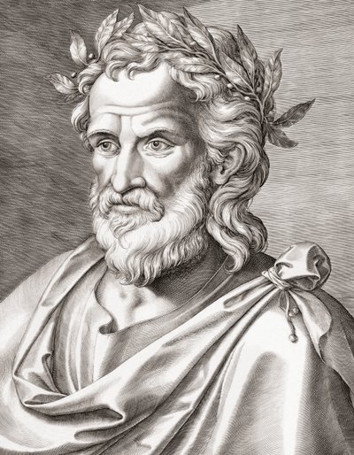 Homer. Vesika. by Unknown artist