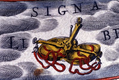 Burç: Zodyak işareti, Terazi. 16. yüzyıl gravürü. by Unknown artist
