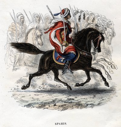 Atlı Spahiler. 1844