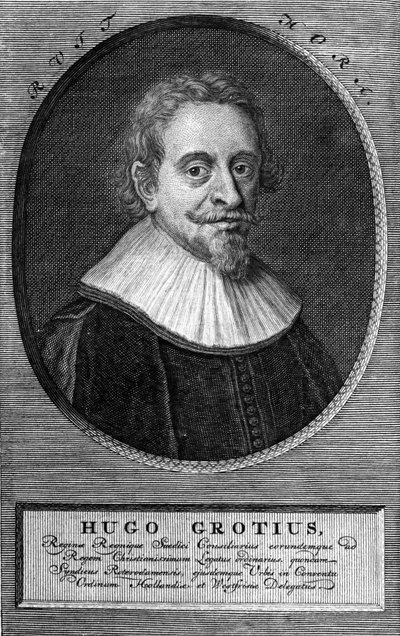 Hugo Grotius (1583-1645) (Huig de Groot), Hollandalı avukat ve diplomat. by Unknown artist