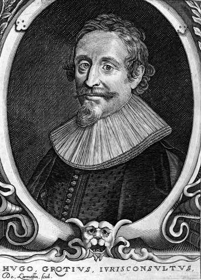 Hugo Grotius (1583-1645) (Huig de Groot), Hollandalı avukat ve diplomat. by Unknown artist