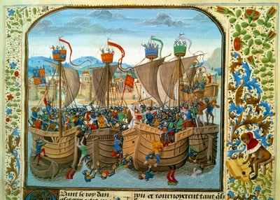 Yüz Yıl Savaşı: “” 20/06/1340 tarihinde Ecluse, Sluis (Hollanda)