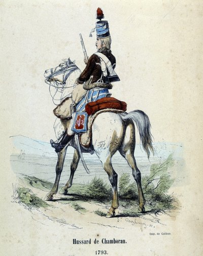 Hussard de Chamboran, 1793