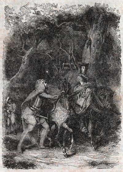 Hypalca Rodomont Tarafından Tutuklandı - 1851 Ludovico Ariosto