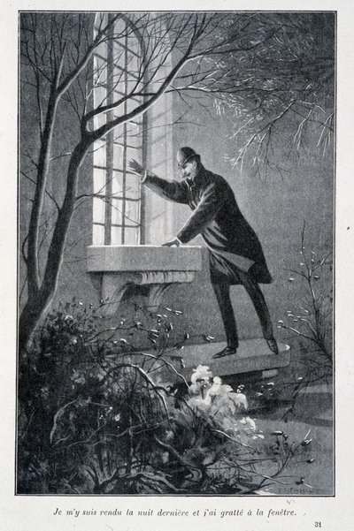 Dün gece gittim ve pencereyi kaşıdım, Conan Doyle