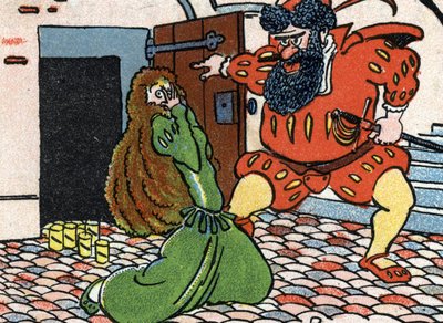 "Mavi Sakal" için illüstrasyon by Unknown Artist