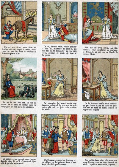 Eşek Derisi için illüstrasyon, Charles Perrault