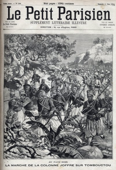Fransız kolonilerinde: General Joseph Joffre (1852-1931) ve spahi ordusunun Timbuktu