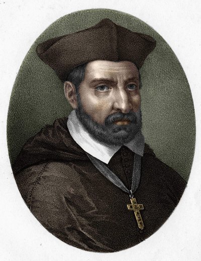 Jacques Amyot (1513-1593), Fransız hümanist, yazar ve Auxerre piskoposu. by Unknown artist