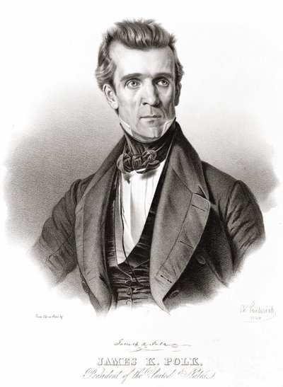 James K. Polk, Amerika Birleşik Devletleri Başkanı by Unknown artist