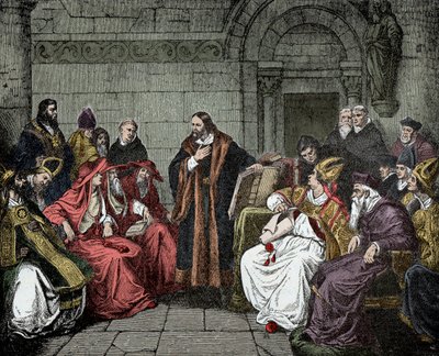 Jan Hus (veya Jean Huss by Unknown artist