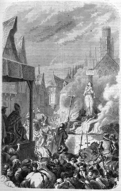 Joan of Arc brulee yaşıyor, 30 Mayıs by Unknown artist