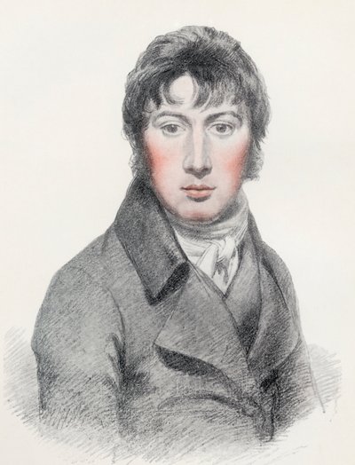John Constable (renkli lito) by Unknown artist