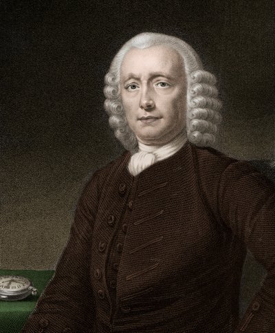 John Harrison 1693-1776 - gravür - 19. yüzyıl by Unknown artist