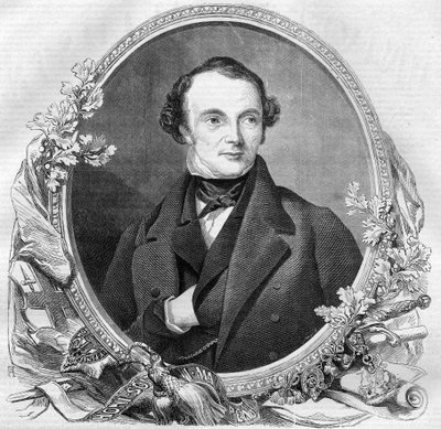 John Russell (1792-1878), İngiliz politikacı 1860 gravürü. by Unknown artist
