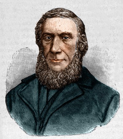 John Tyndall (1820-1893). İrlandalı fizikçi. by Unknown artist