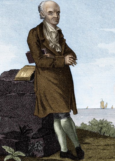 Joseph Jerome Lefrancois de Lalande, Fransız Astronom (1732-1807). by Unknown artist