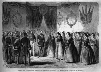 İmparator III. Napolyon (1808-1873) ve eşi Eugenie de Montijo