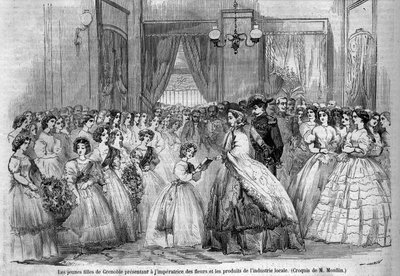 İmparator III. Napolyon (1808-1873) ve eşi Eugenie de Montijo