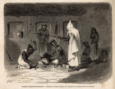Kabil zanaatkarları, Djura bölgesinde (Cezayir) mücevher ve silah (ve eski adıyla sahte para birimi) yapma becerileriyle tanınırlardı. 1864
