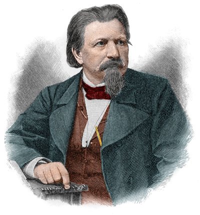 Karl Ferdinand Gutzkow (1811-1878), Alman yazar, oyun yazarı ve gazeteci. by Unknown artist