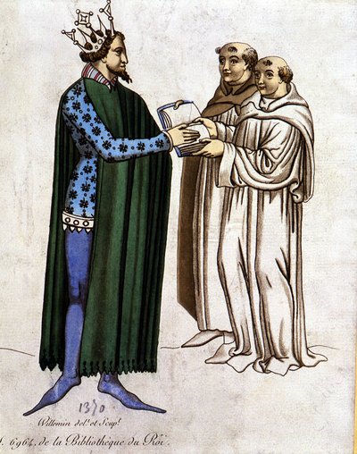 Kral Arthur ve iki keşiş - A.D. 1370